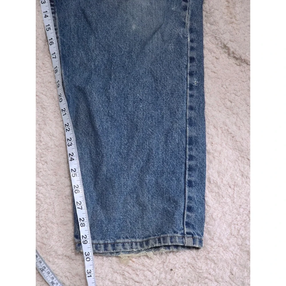 Eddie Bauer Mens Relaxed Fit Straight Leg Jeans Medium Wash Blue Cotton 40x30